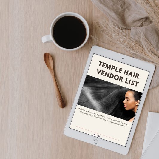 Temple Hair Vendor List